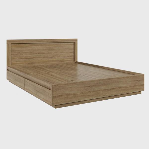 Giường ngủ gỗ MDF 1m6x2m không có hộc kéo